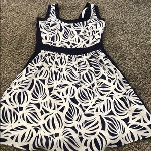 Lilly Pulitzer blue and white